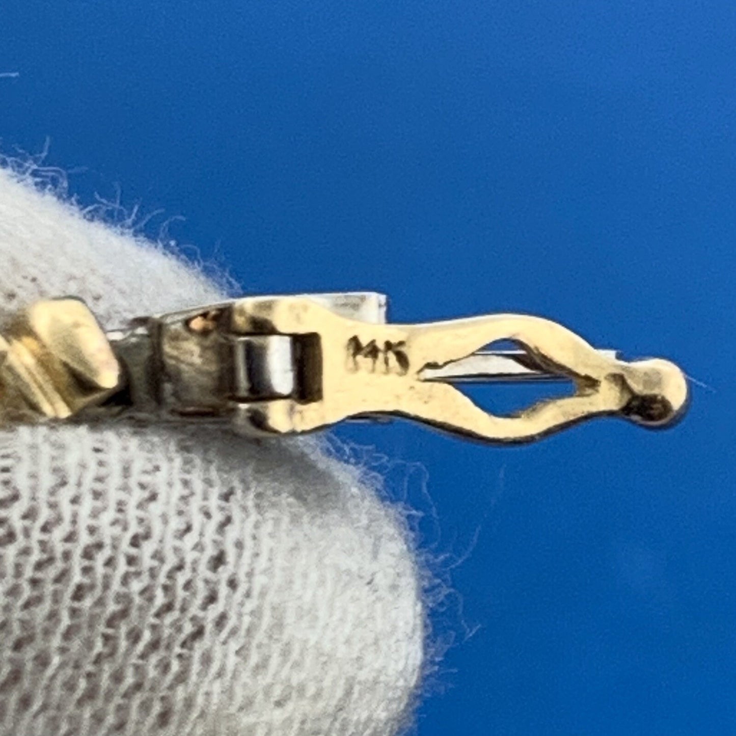 14K White Yellow Gold Diamond Ruby Station Two Toned Statement Tennis Bracelet