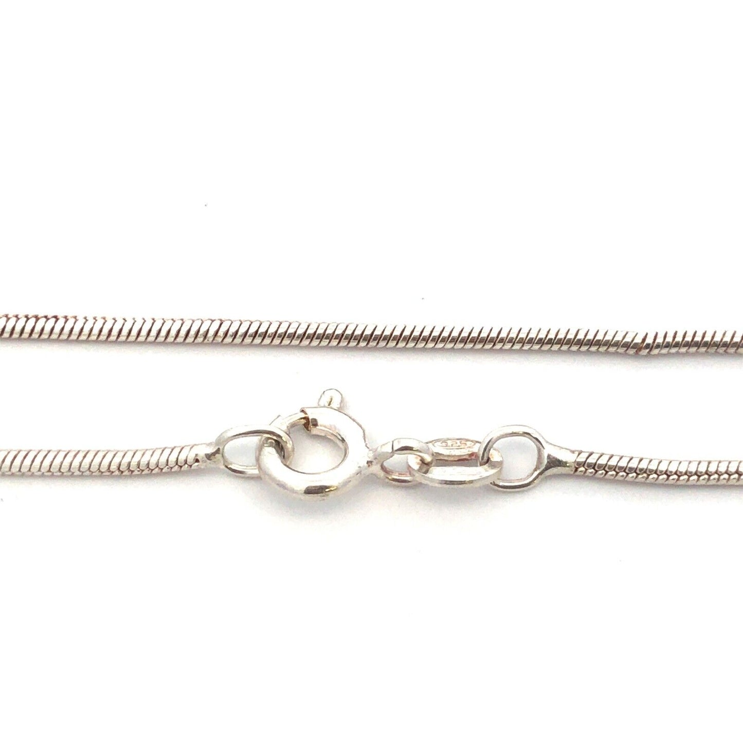 Vintage 925 Sterling Silver Amber Orange Agate Inlay Oval Pendant Necklace