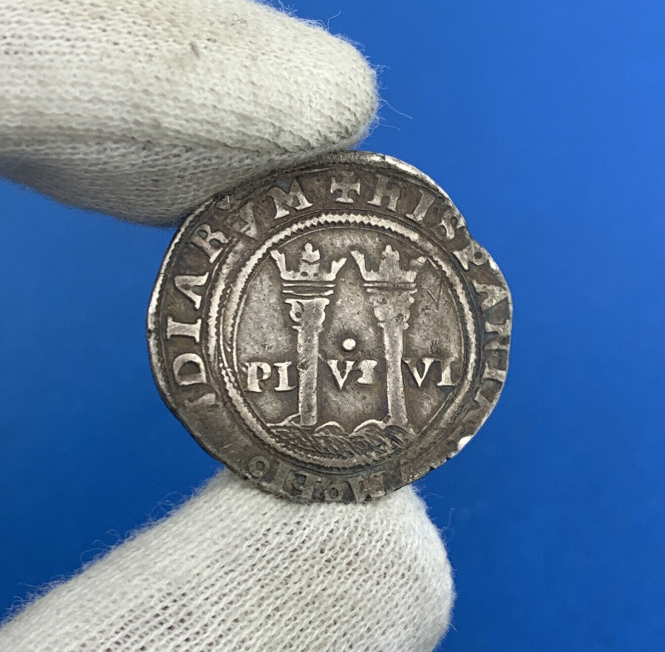 1542-55 Mexico Carlos And Joanna 1 Silver Real Mexico City ML Late Series