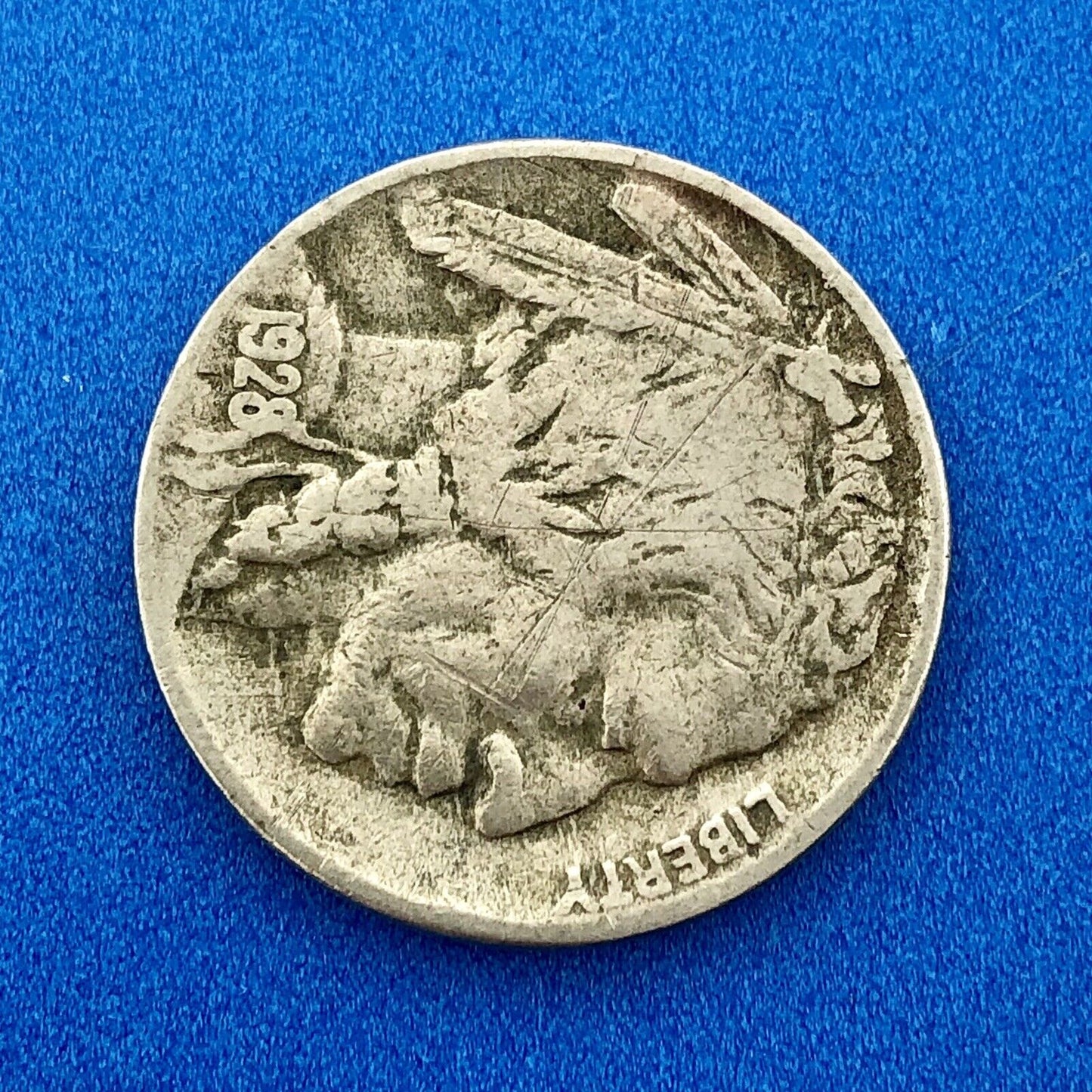 1928 S Indian Head Buffalo Nickel Better Key Scarce San Francisco Mint Coin