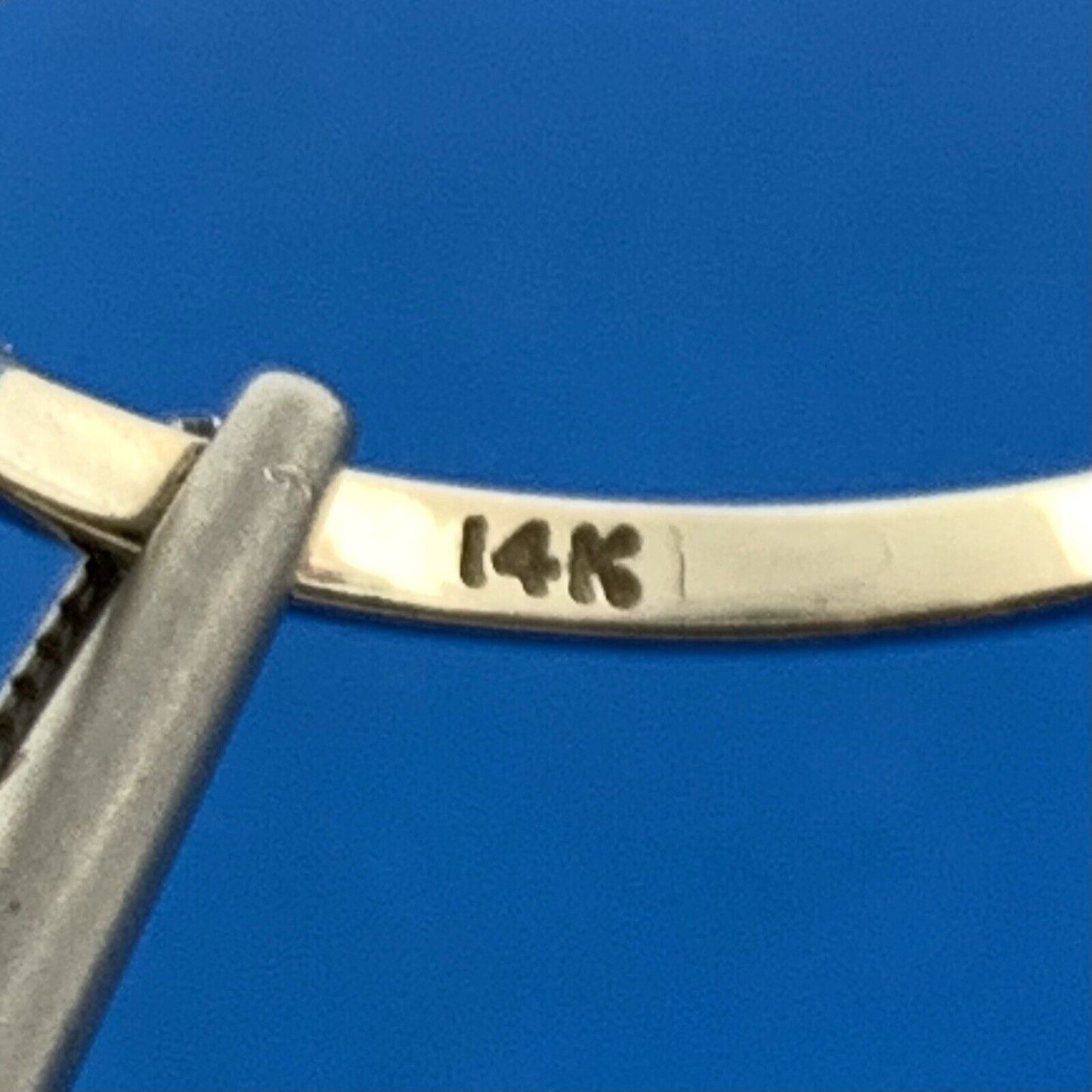 Vintage 14K White Gold Ruby Diamond Round Floral Cluster July Anniversary Ring