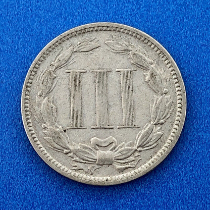 1870 P Nickel Three Cent Piece 3c Better Key Rare Scarce Philadelphia Coin