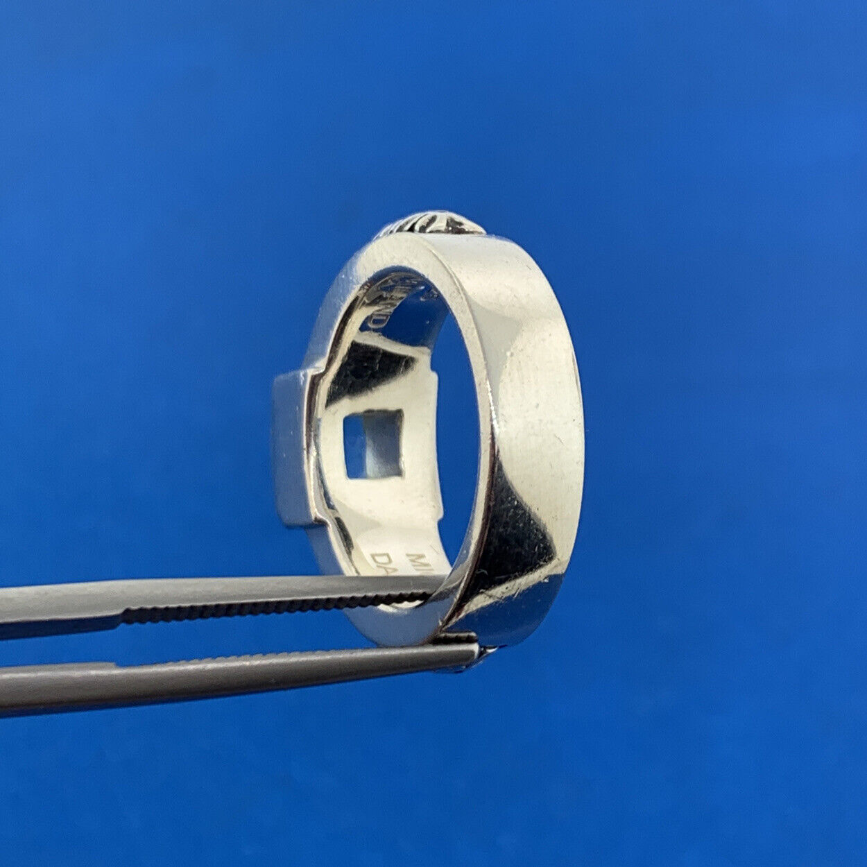 Michael Dawkins Sky Blue Topaz Russian Pattern Sterling Silver 925 Ring QVC