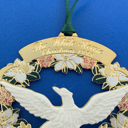1998 White House Historical Association Buchanan Era Christmas Ornament