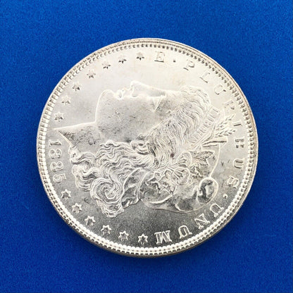 1885 P Morgan Silver Dollar $1 Better Rare Key Philadelphia Mint Coin White BU