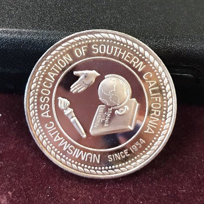 1987 Numismatic Association of Southern California Women in Numismatics .999 Rnd