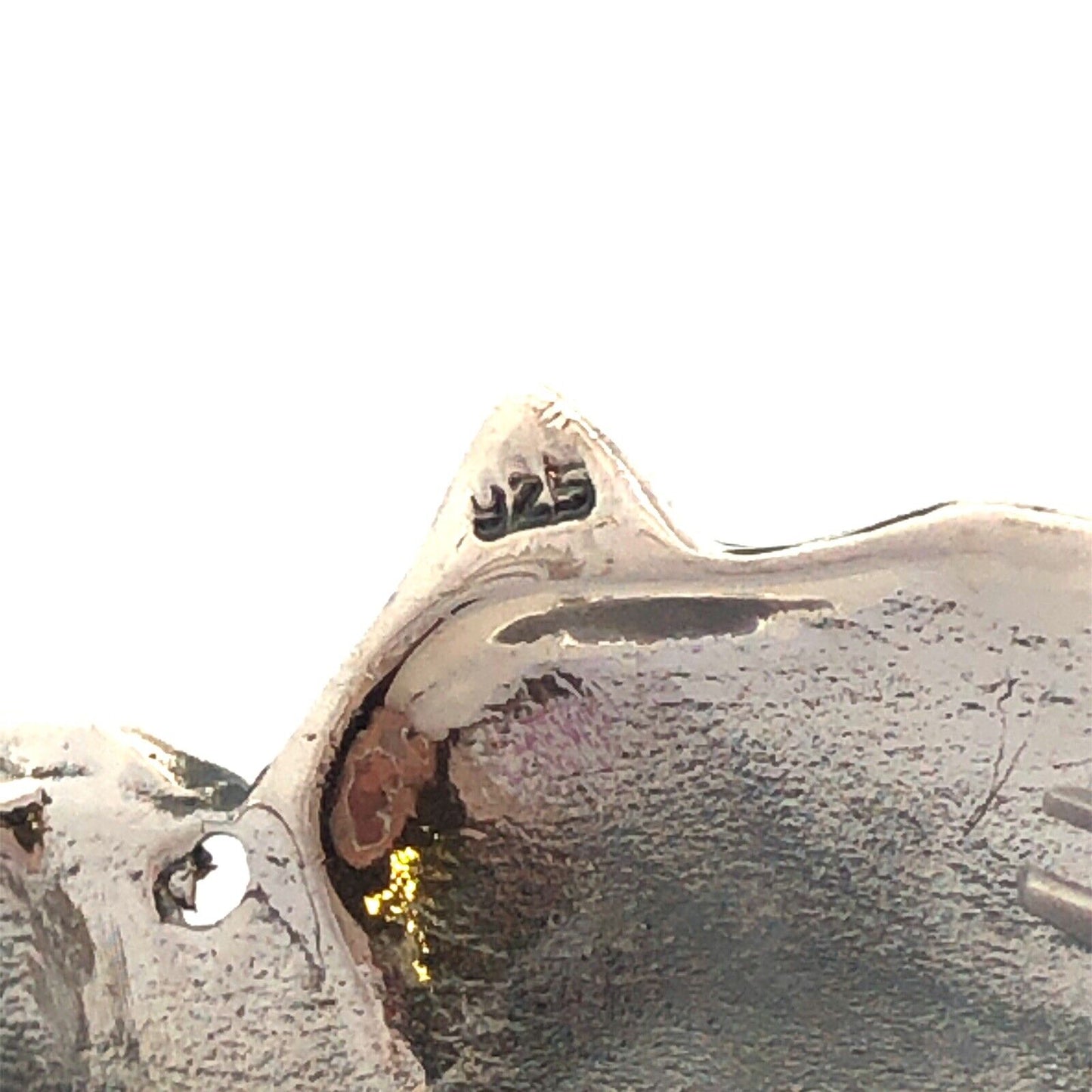 Estate 925 Sterling Silver Ocean Sea Dolphin Starfish Shell Beach Pendant