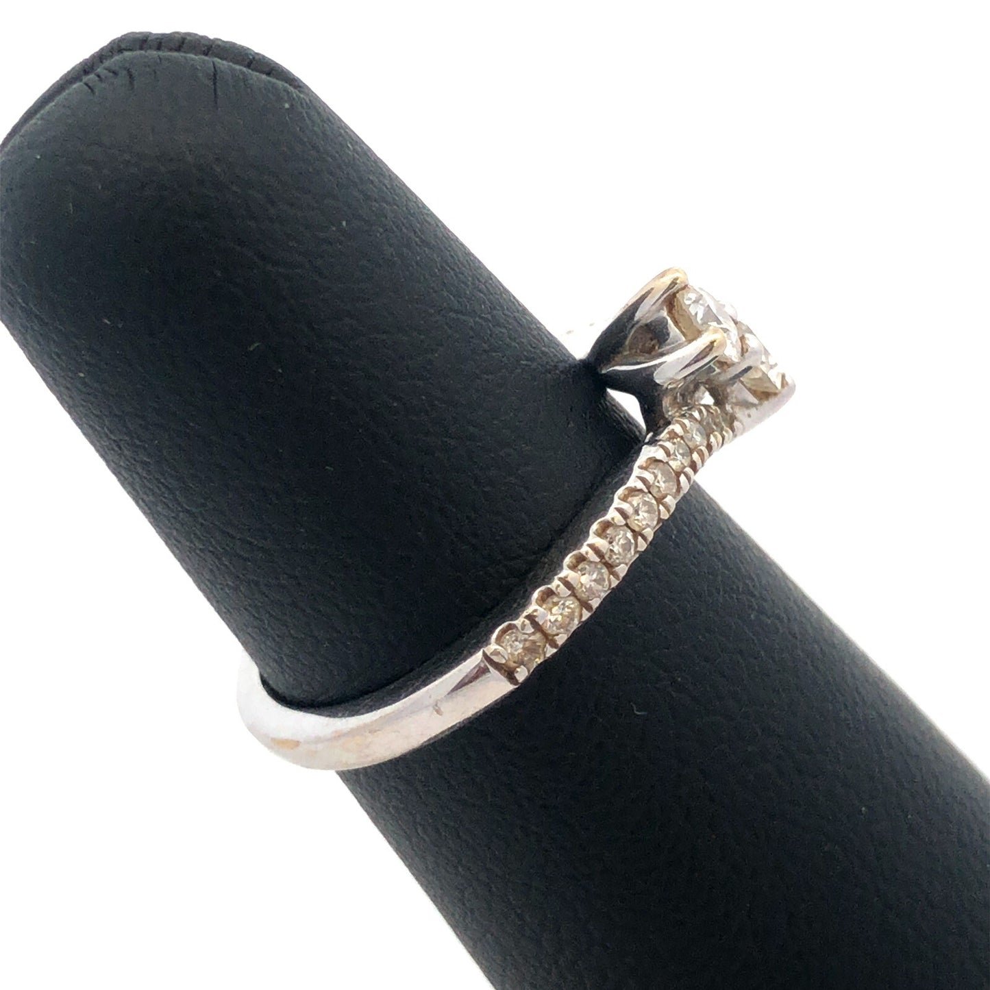Zales 14K White Gold Ever Us Diamond Duo Bypass Engagement Promise Bridal Ring