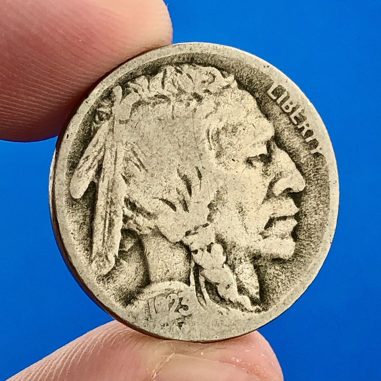 1921 P Indian Head Buffalo Nickel 5c Mixed Date Mint Mark Four Coin Lot