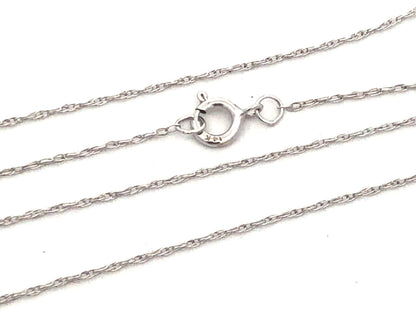 Designer 14K White Gold Pearl Diamond Bridal June Infinity Anniversary Necklace