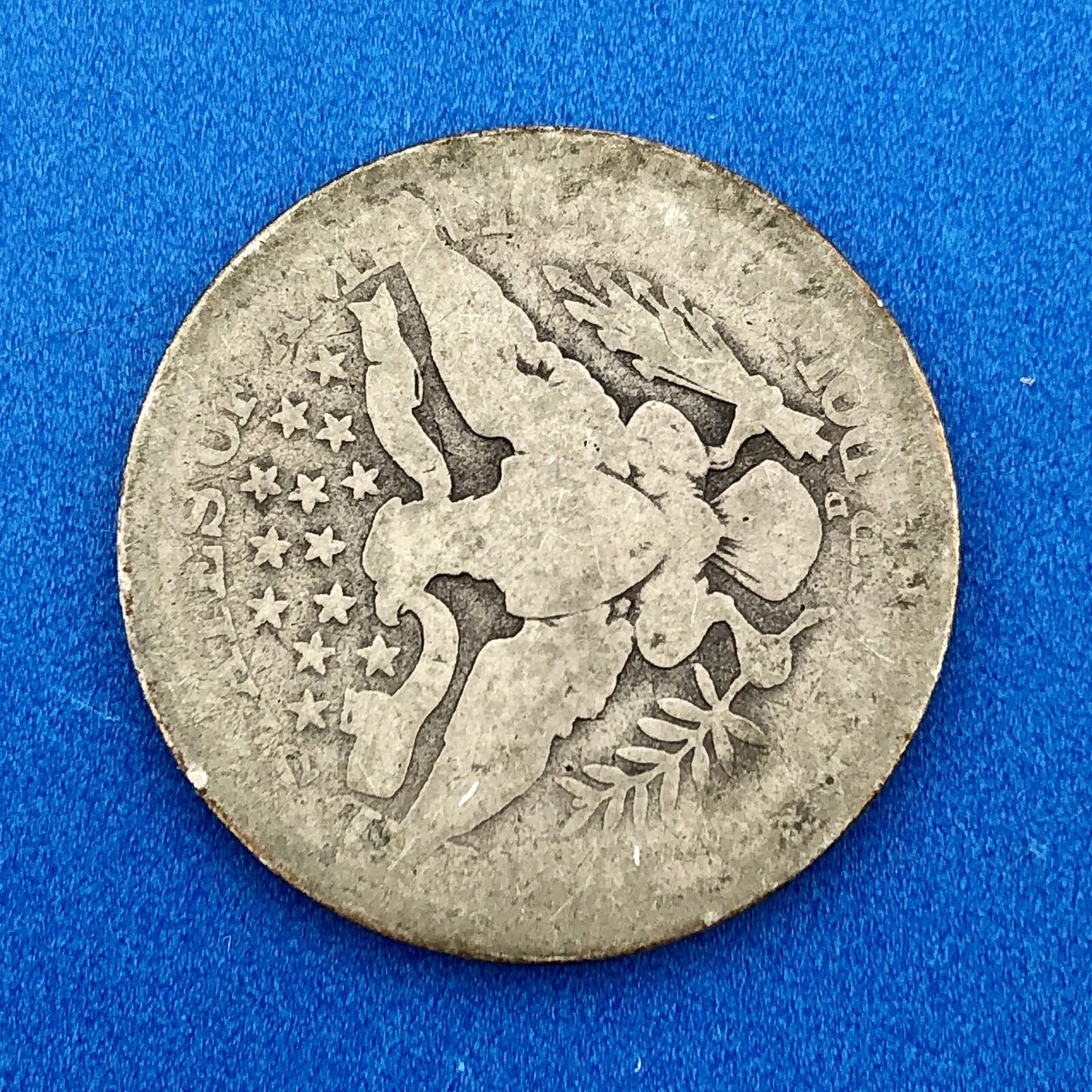 1911 D Silver Barber Quarter Better Key Date Denver Coin Rare Scarce