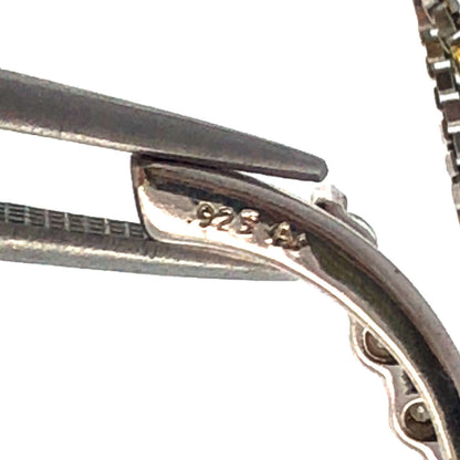 Sterling Silver Diamond Infinity Eternity Anniversary Pendant Necklace