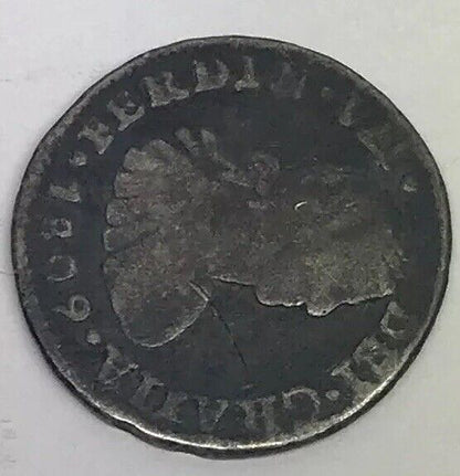 1809 Mexico Silver 1/2 Real Mexico City Ferdinand VII Pirate Treasure Coin