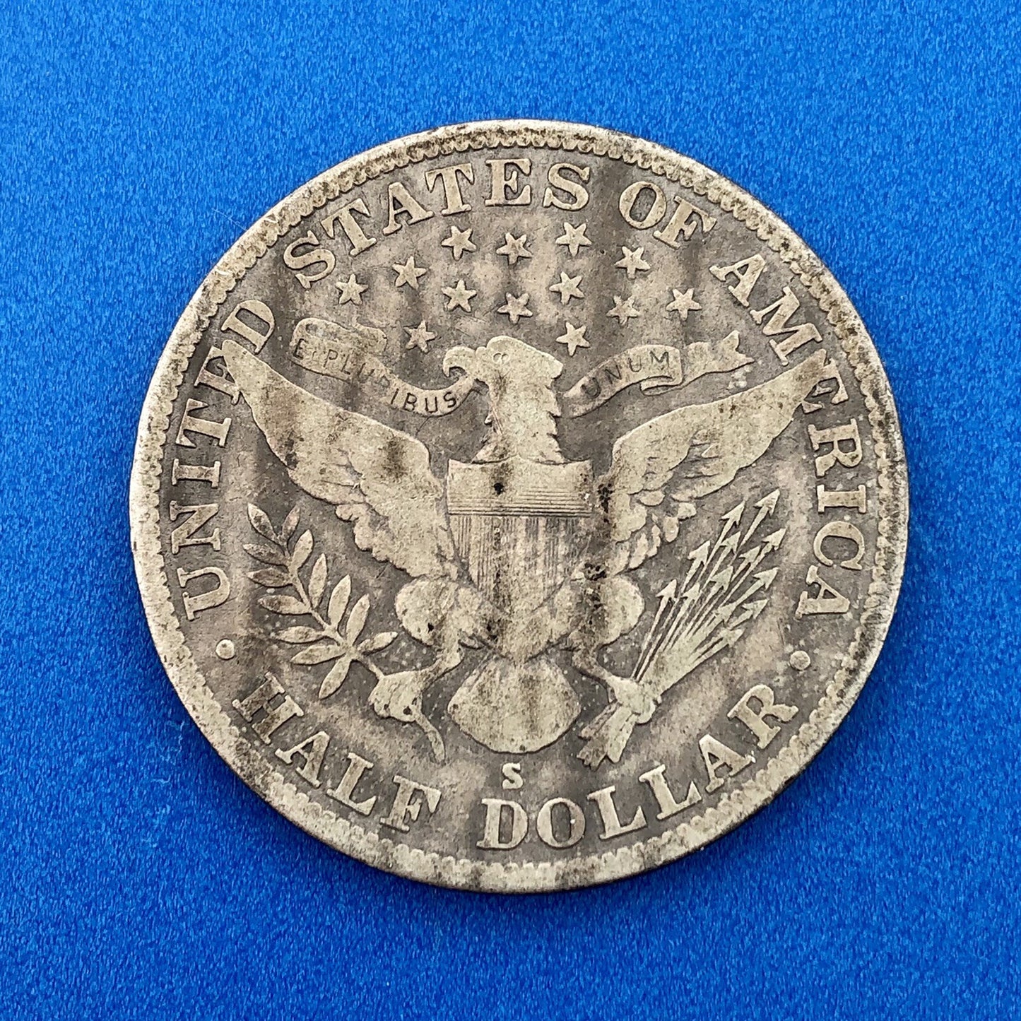 1912 S Silver Barber Half Dollar Better Key Date San Francisco Coin Rare Scarce