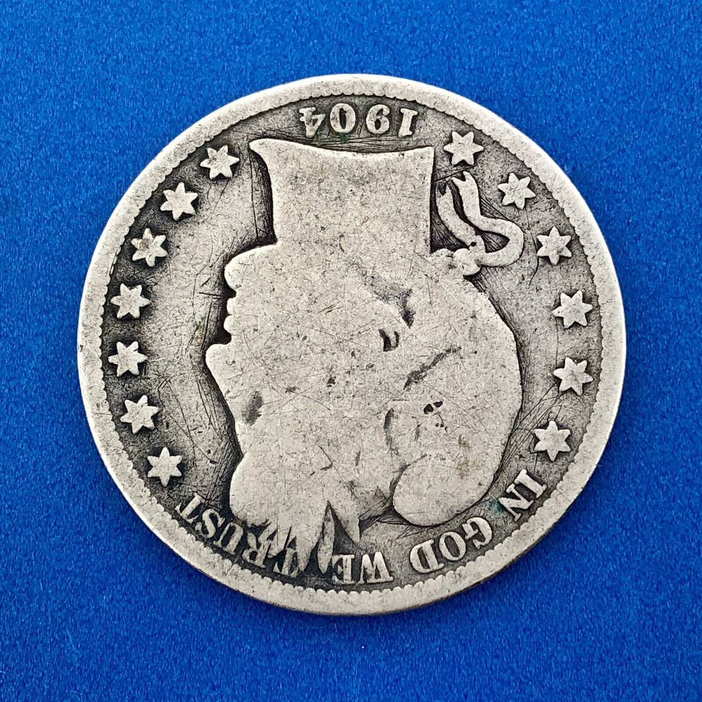 1904 O Silver Barber Half Dollar Better Key Date Rare Scarce New Orleans Coin