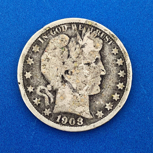 1903 S Silver Barber Half Dollar Better Key Date Rare Scarce San Francisco Coin