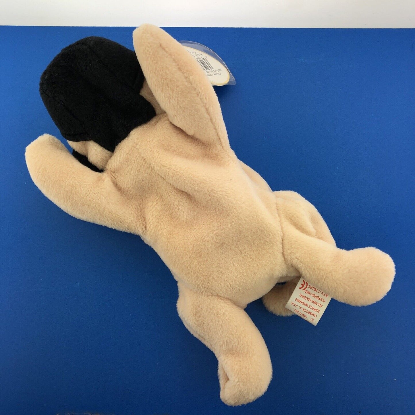 1996 TY Beanie Baby Pugsly The Pug Dog Near Mint Condition Retired - 4106