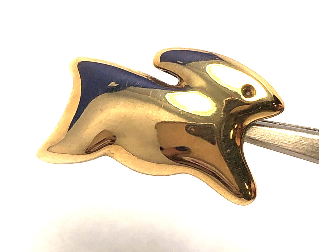 Mignon Faget 14K Yellow Gold Lapin Rabbit Animal Crackers Pendant