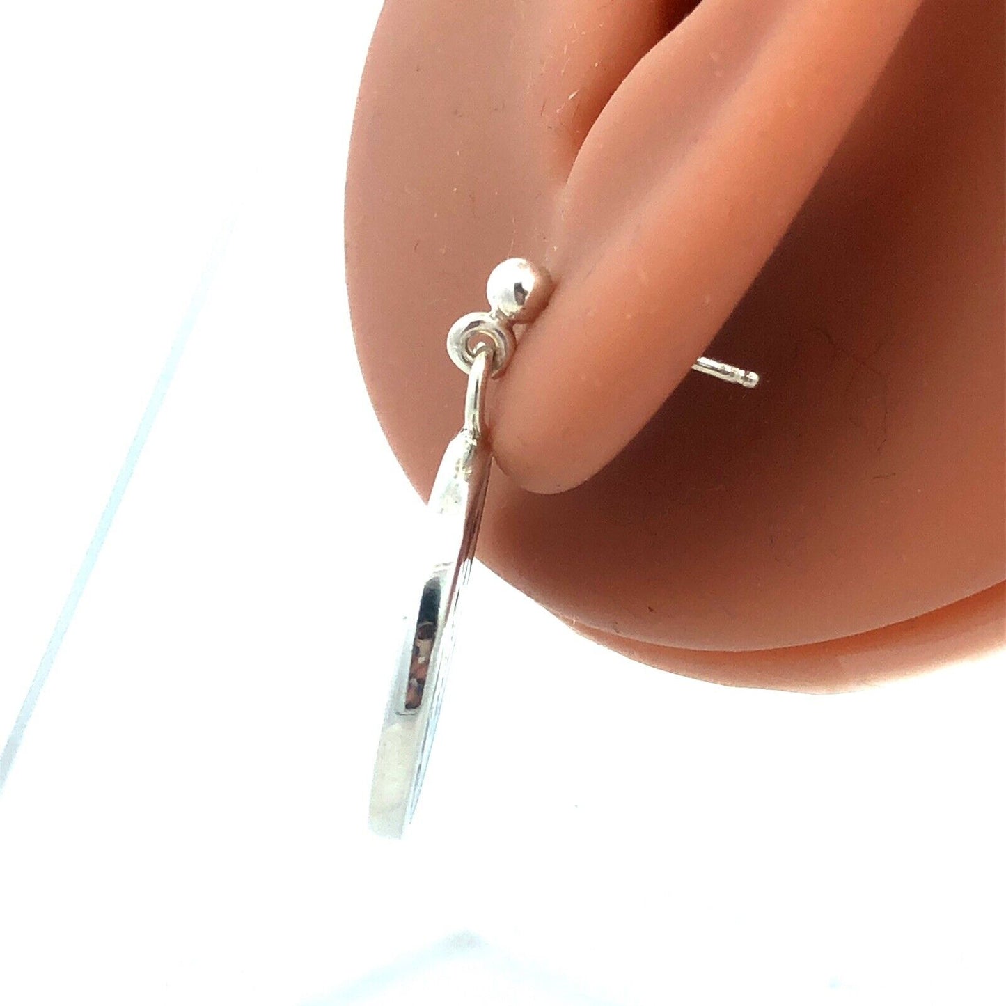 Designer Milor Italy 925 Sterling Silver Italian Lire Coin Stud Dangle Earrings