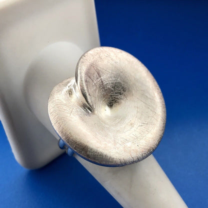 Karizia KA1772 Sterling Silver 925 Contemporary Floral Statement Cocktail Ring