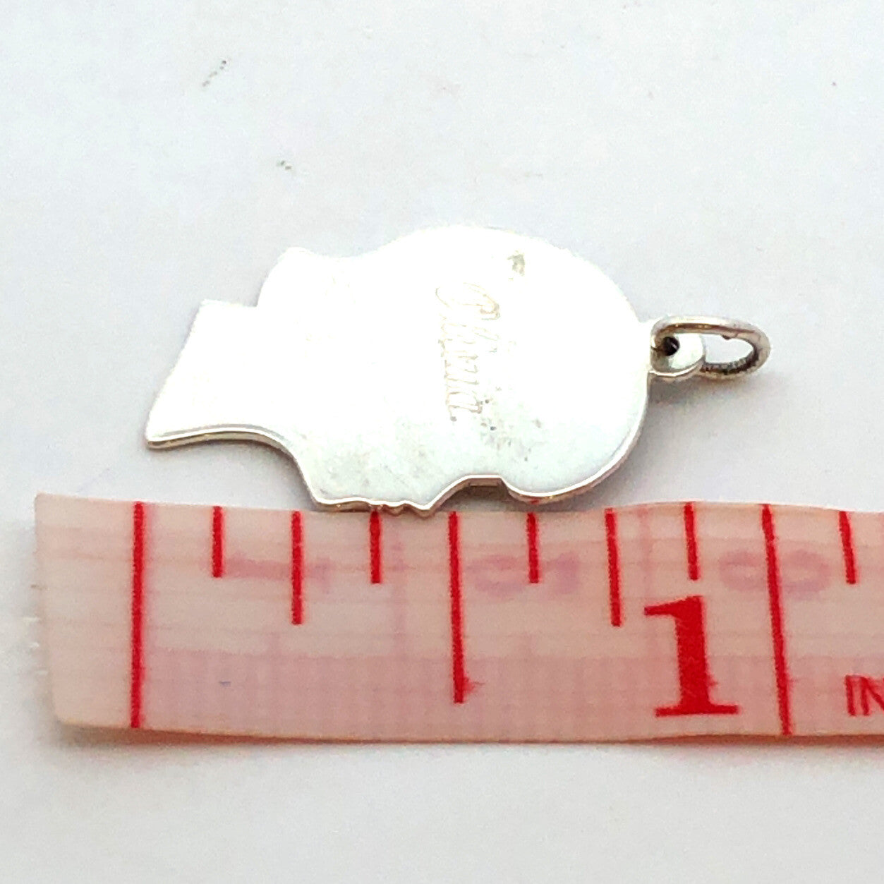 James Avery 925 Sterling Silver Girl Profile Silhouette Olivia Charm Pendant