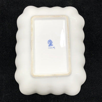 Vintage Herend Hugary Raspberry Chinese Bouquet Apponyi Rectangular Serving Dish