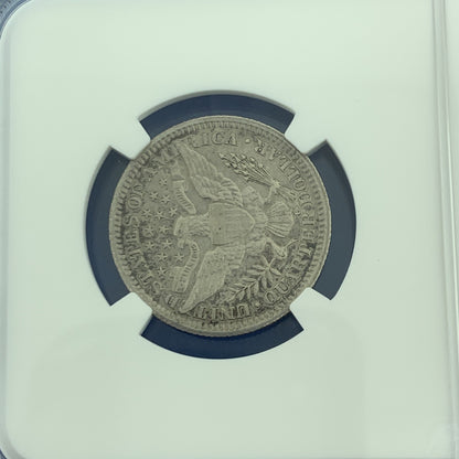 1907 O New Orleans 25c Barber Quarter 90% Silver Au Details NGC Cleaned Coin