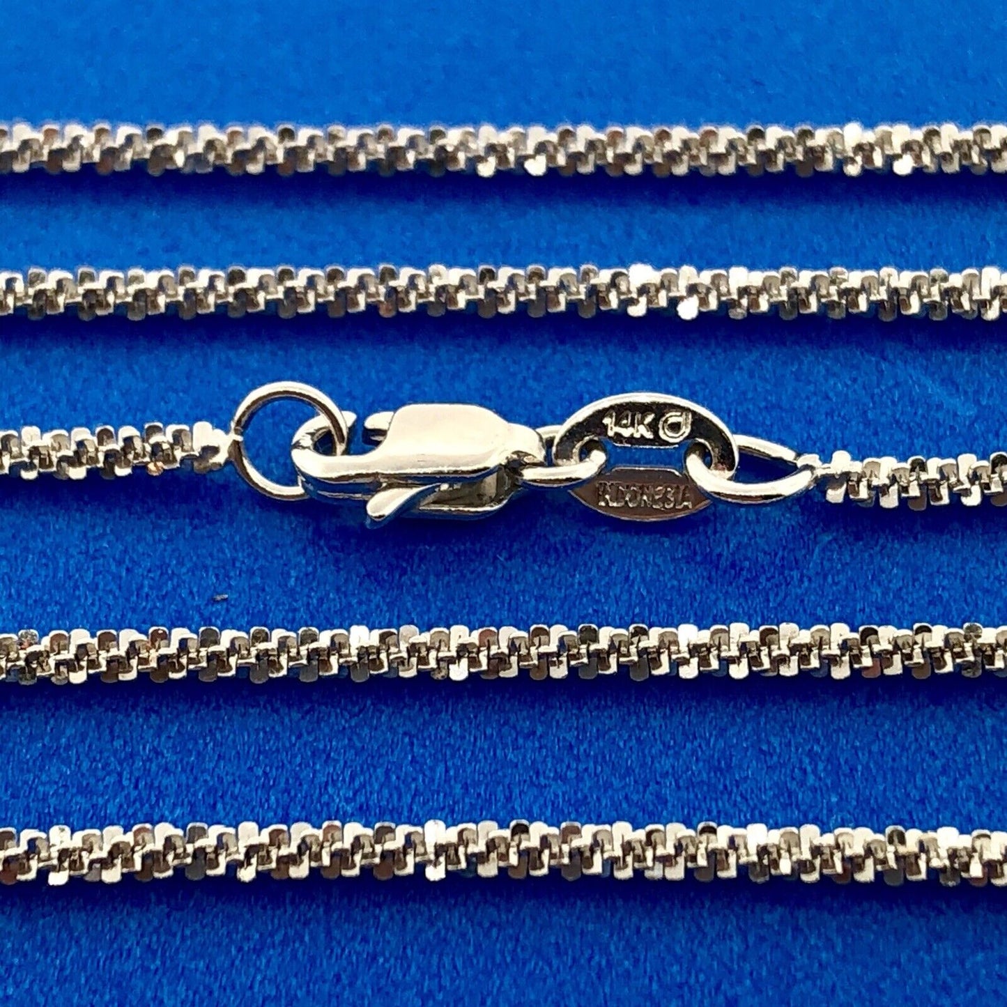 Retro 14K White Gold Gray Pearl Diamond Wedding Anniversary Sweetheart Necklace
