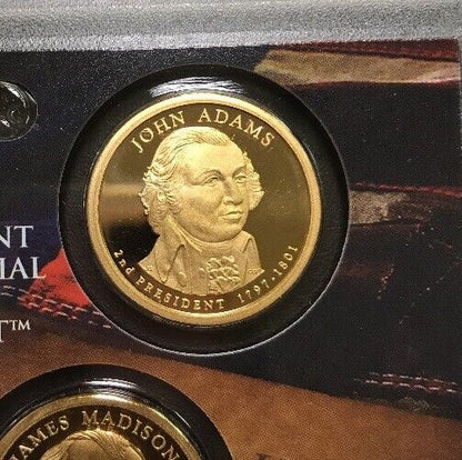 2007 S U.S. Mint Presidential 1$ Dollar Coin Proof Set Complete With Box/COA