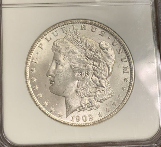 1902 O Morgan Silver Dollar New Orleans NGC MS63