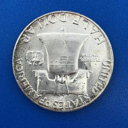 1955 P Silver Franklin Half Dollar BU Philadelphia Mint 90% Key Better Date