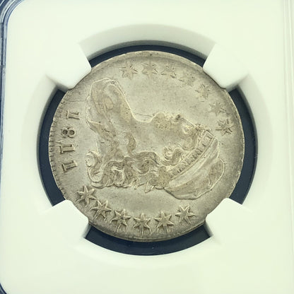 1811/10 Capped Bust Silver Half Dollar 50c Lettered Edge NGC XF Details Coin