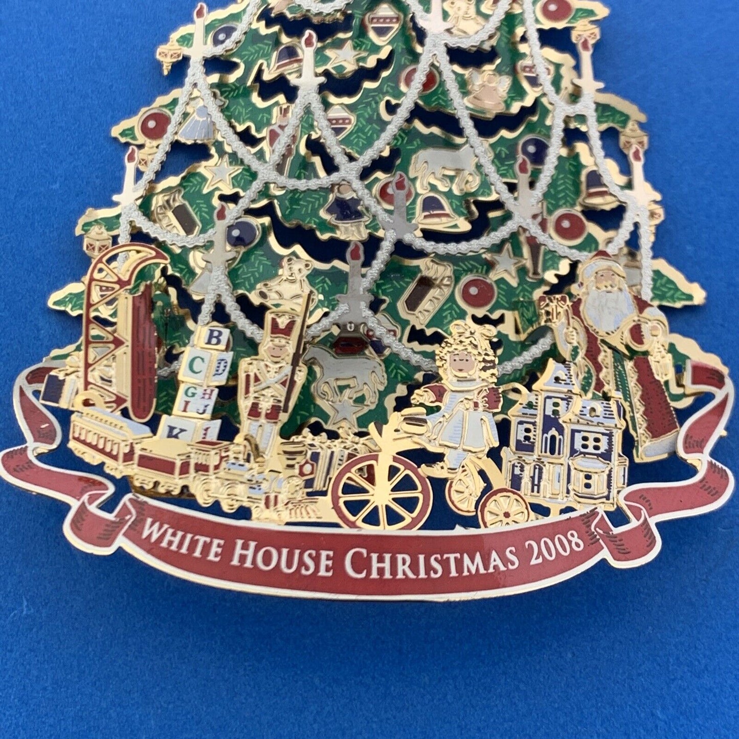 2008 White House Historical Association Harrison Era Tree Christmas Ornament