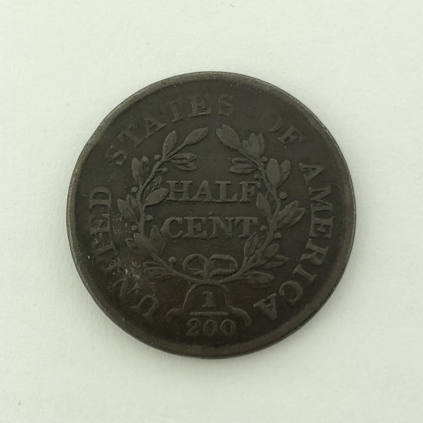 1804 P Draped Bust Copper Half Cent Early US Copper Better Key Philadelphia Coin