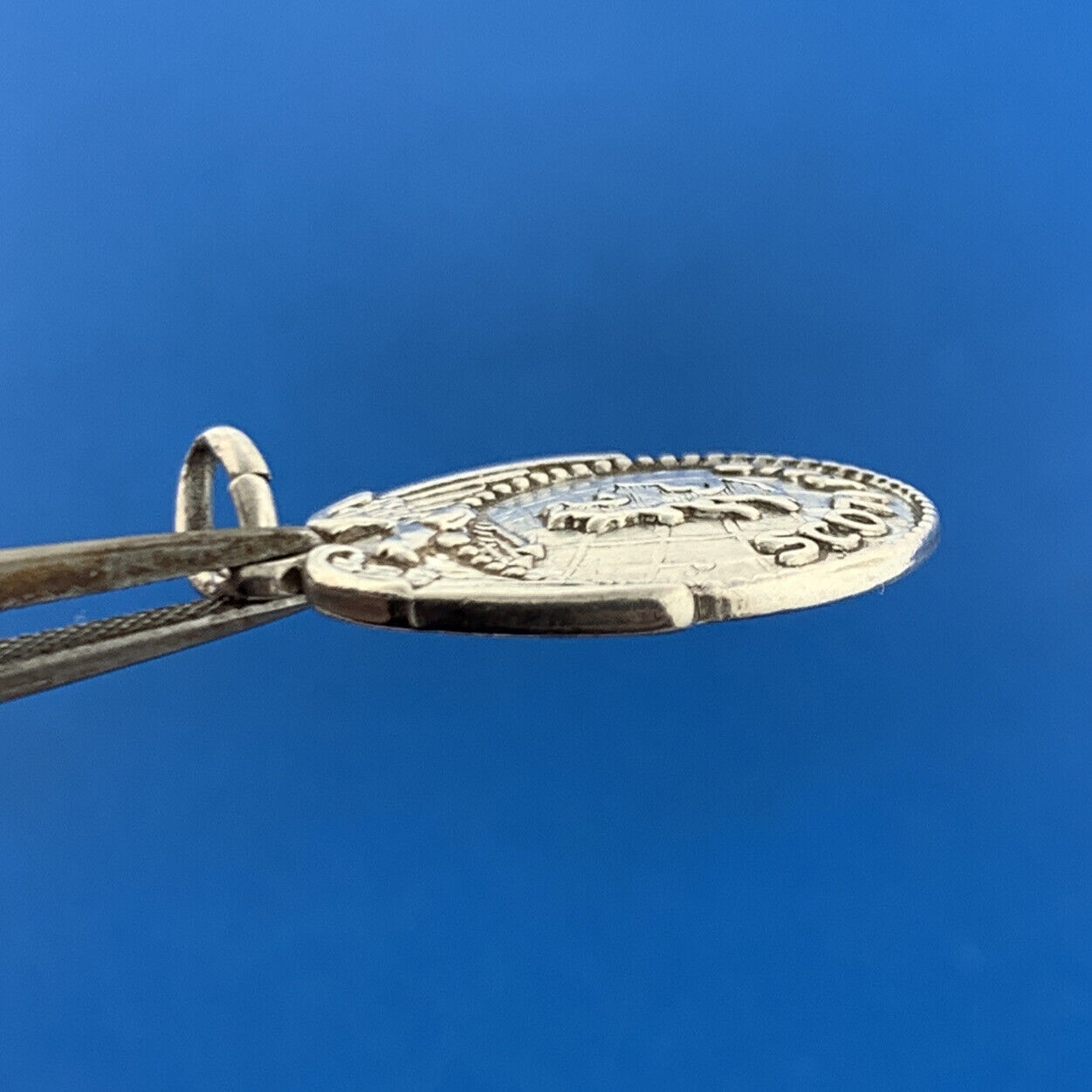 Vintage Designer 925 Sterling Silver Scotland Souvenir Bracelet Dangle Charm