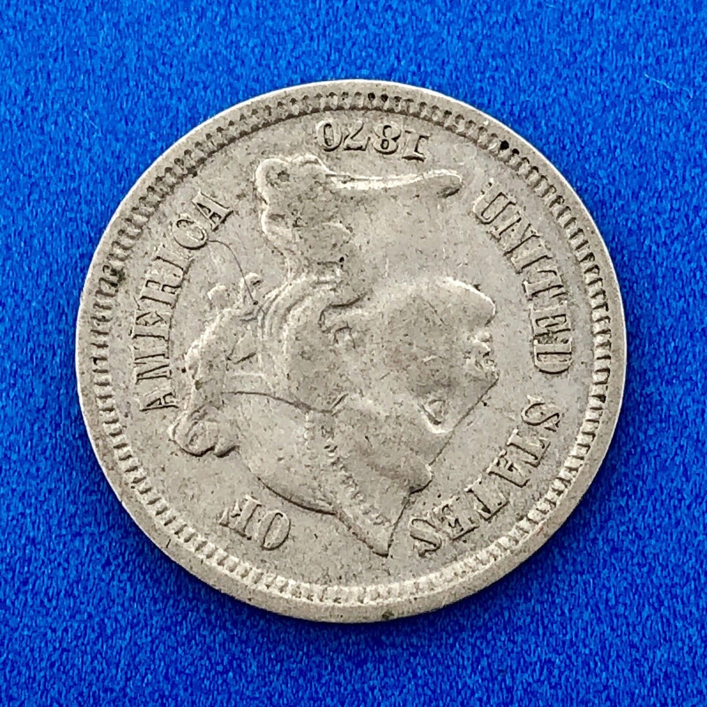 1870 P Nickel Three Cent Piece 3c Better Key Rare Scarce Philadelphia Coin
