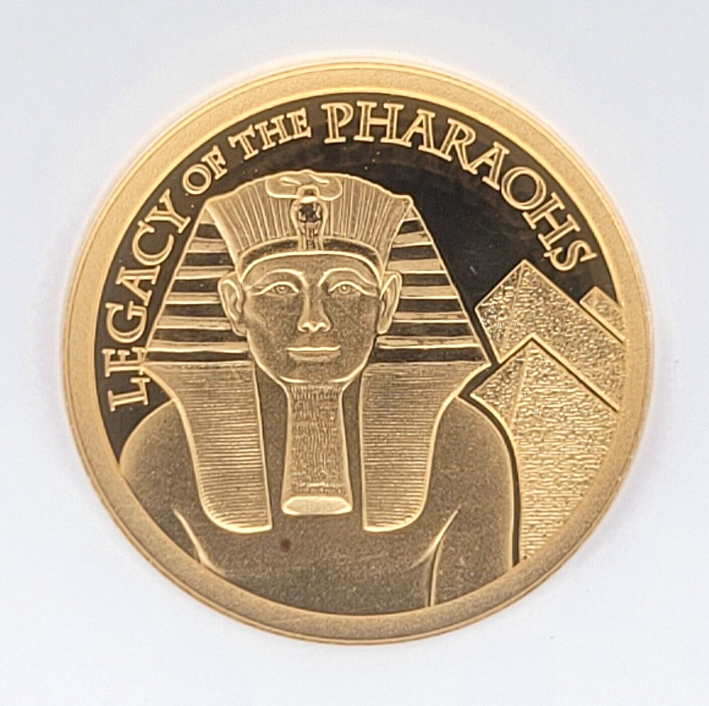 2022 $5 Cook Islands NGC PF70 Proof Cameo Legacy of Pharoahs 1/2g .999 Gold Coin