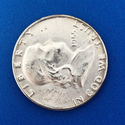 1955 P Franklin Silver Half Dollar Better Key Rare Philadelphia Mint Coin