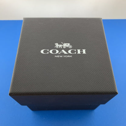 Designer Coach New York 37 mm Stainless Steel Libby Watch w/ Open Cuff Bracelet