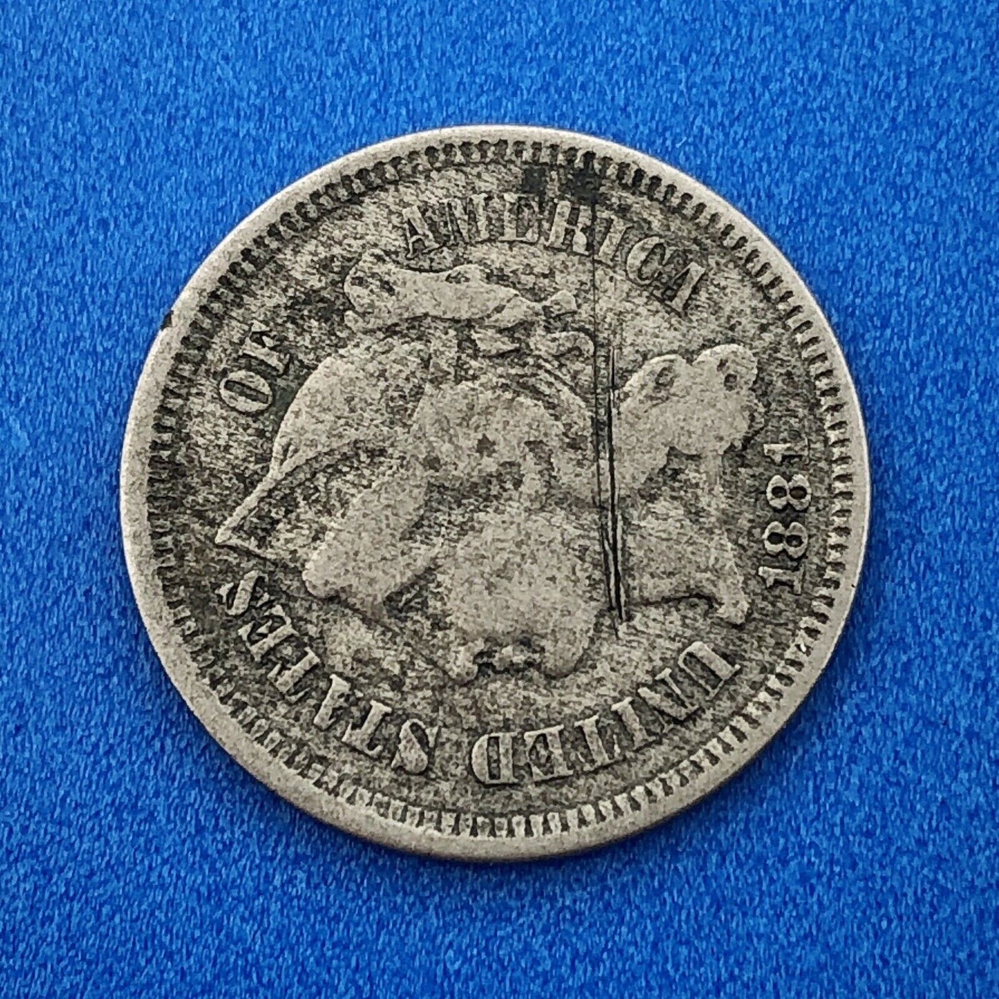 1881 P Nickel Three Cent Piece 3c Better Key Rare Scarce Philadelphia Coin