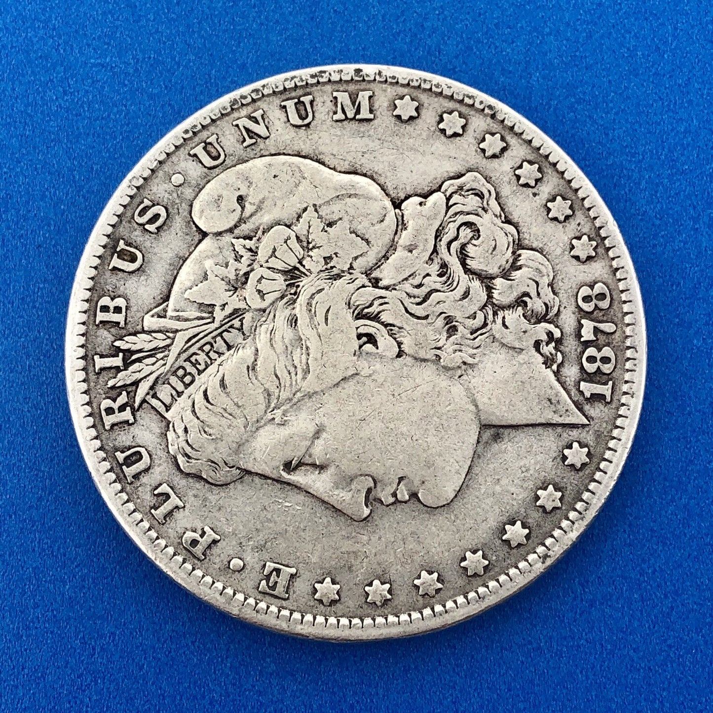 1878 7 TF Morgan Silver Dollar $1 First Year Philadelphia VAM 228B Slashed O