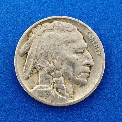 1918 P Indian Head Buffalo Nickel Better Key Scarce Philadelphia Mint Coin