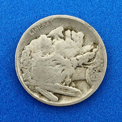 1918 S Indian Head Buffalo Nickel Better Key Scarce San Francisco Mint Coin