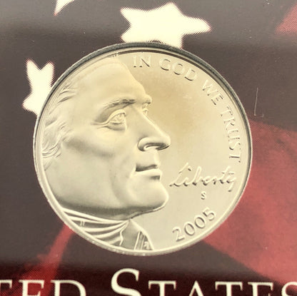 2005 S United States Mint Silver Proof Eleven 11 Coin Set OMP/COA