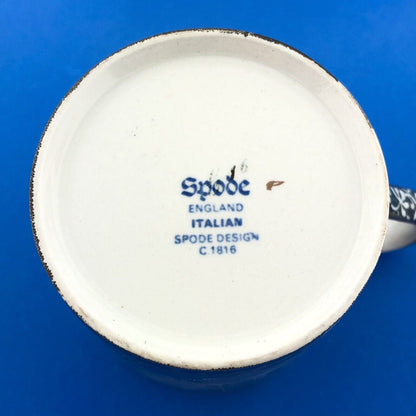Spode England Woodland Black White Landscape Design Demitasse Cup W/Saucer 2 Pcs