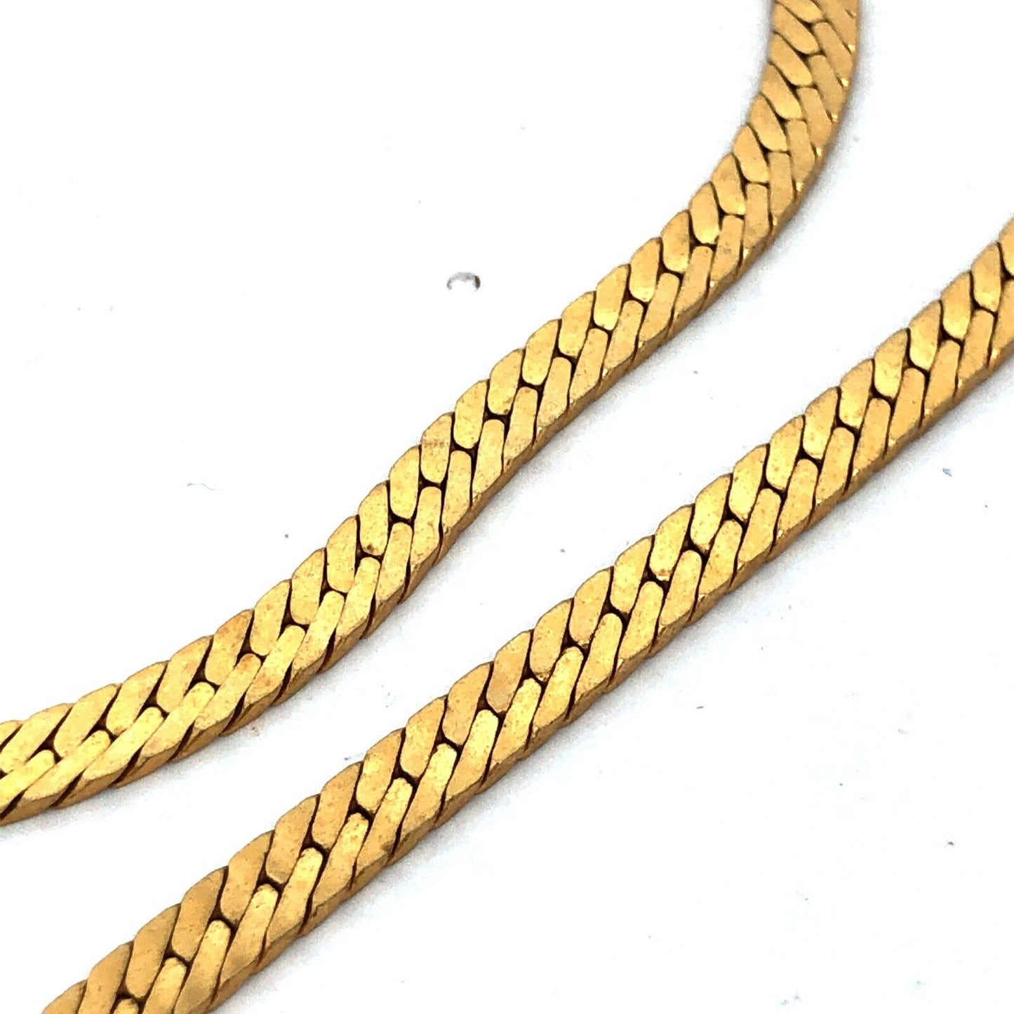 Vintage Christian Dior Gold Tone Purple White Rhinestone Choker Necklace