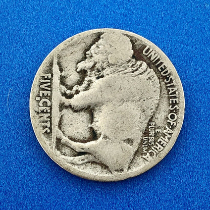 1915 S Indian Head Buffalo Nickel Better Key Scarce San Francisco Mint Coin
