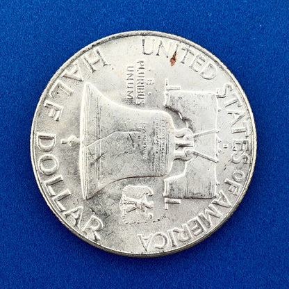 1948 D Franklin Silver Half Dollar Better Key Date Scarce Rare Denver Mint Coin