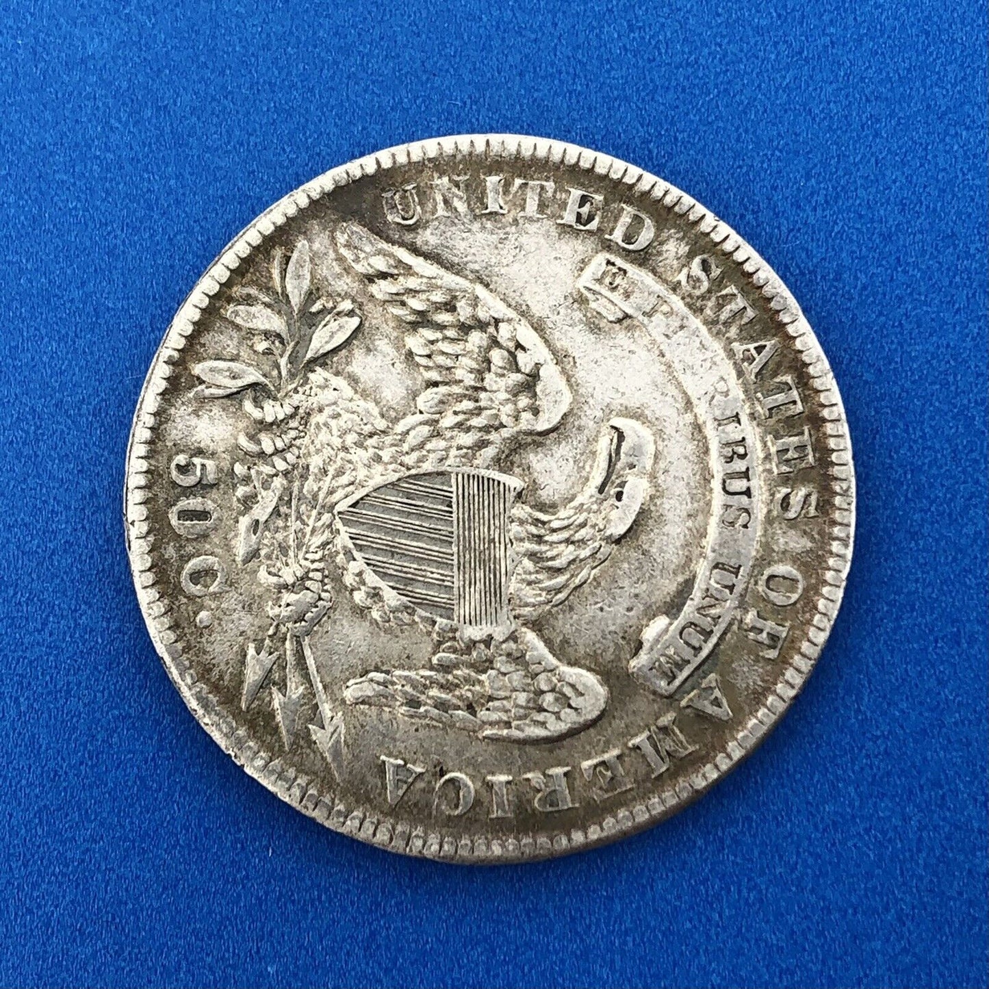 1834 P Capped Bust Silver Half Dollar 50c Small Date Small Letters Small Stars