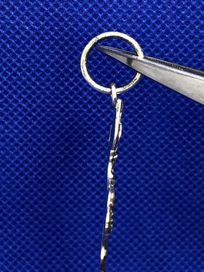 Vintage 925 Sterling Silver Religious Detailed Scroll Large Cross Pendant